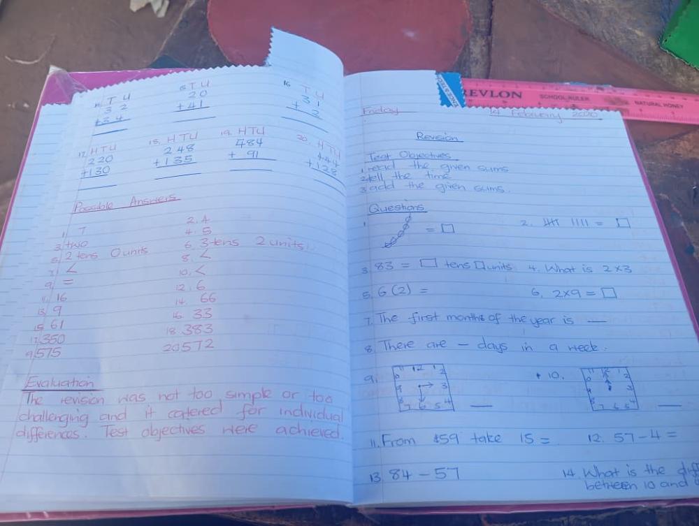 Assessment activities